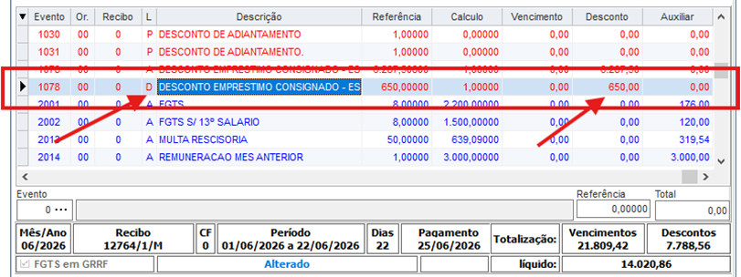 Novas regras para desconto de consignado em rescisões do ERP Tek-System 4 image 2